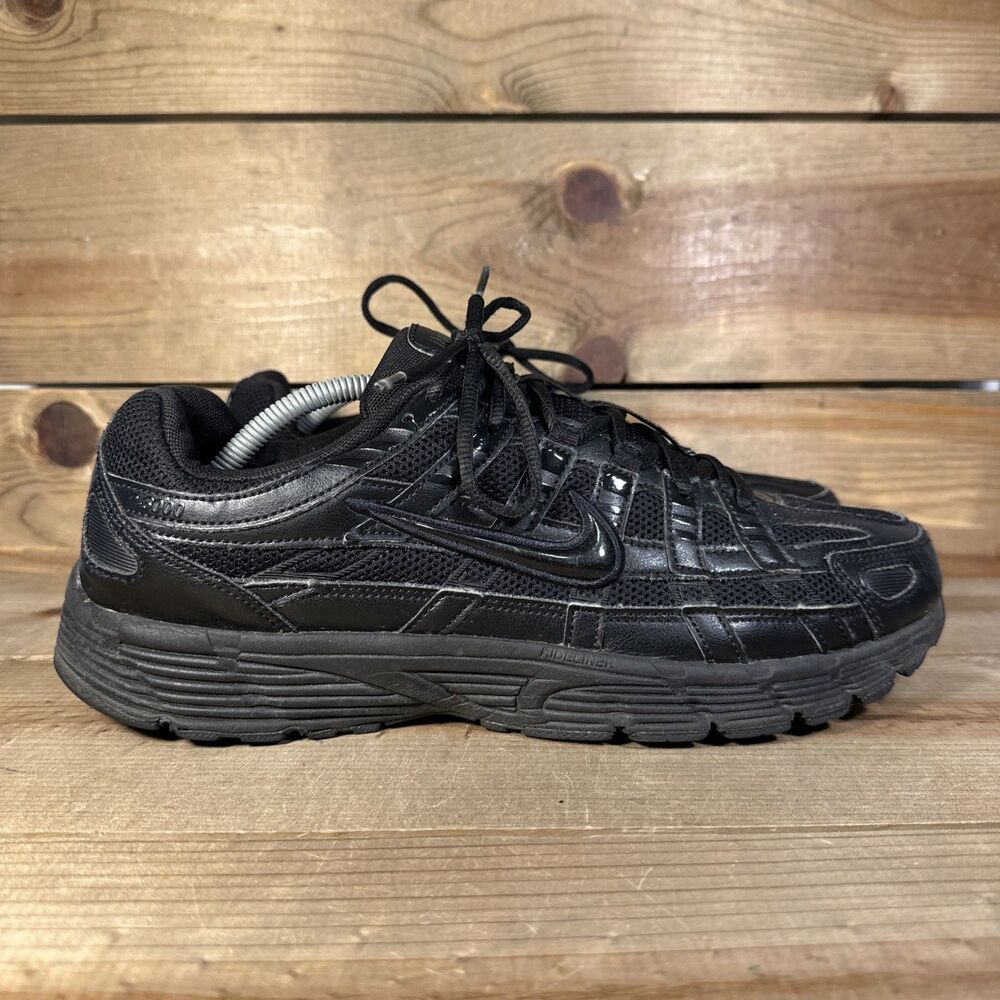 Mens Size 12 - Nike P-6000 Black Low Top Athletic Running Comfort Sneakers RARE